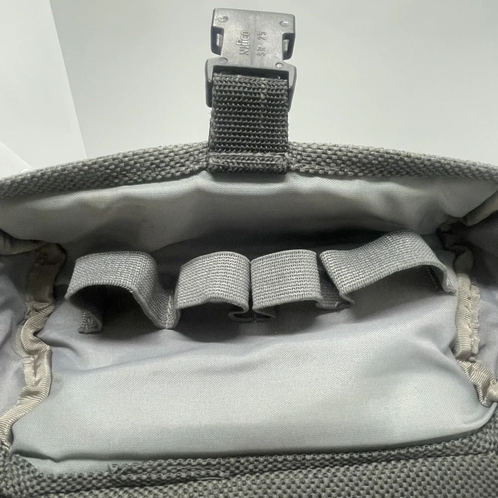 Cambridge‎ Camera Bag Repositionable Padded Inserts Gray Tweed Durable Stylish